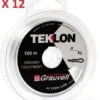 1200m, Nylon GRAUVELL TEKLON 0.18mm 3.900kg Monofilament Teklon Ceramic Coated F