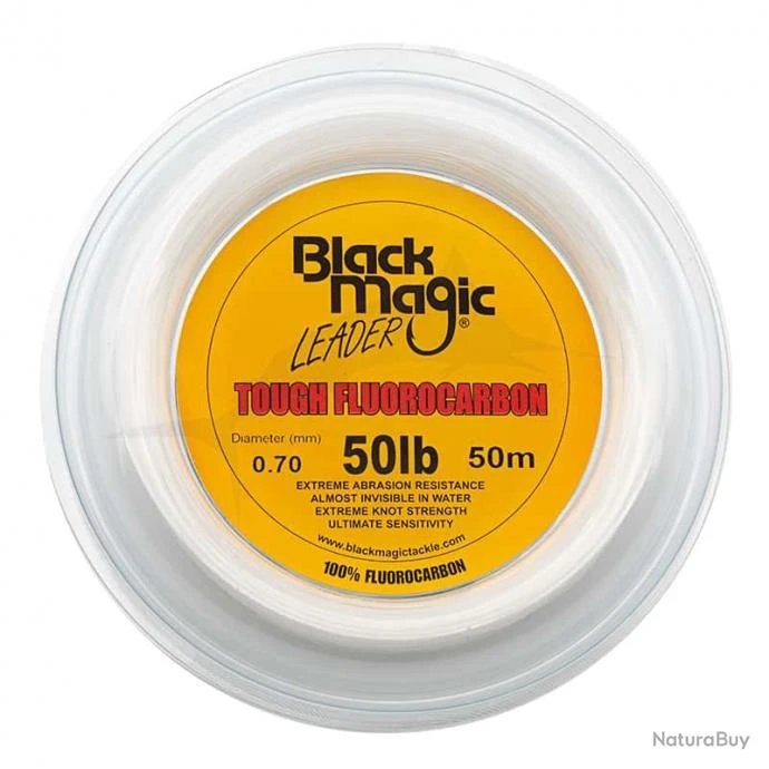 Black Magic Tough Fluorocarbone 50lb 1 Black Magic Tough Fluorocarbone 50lb