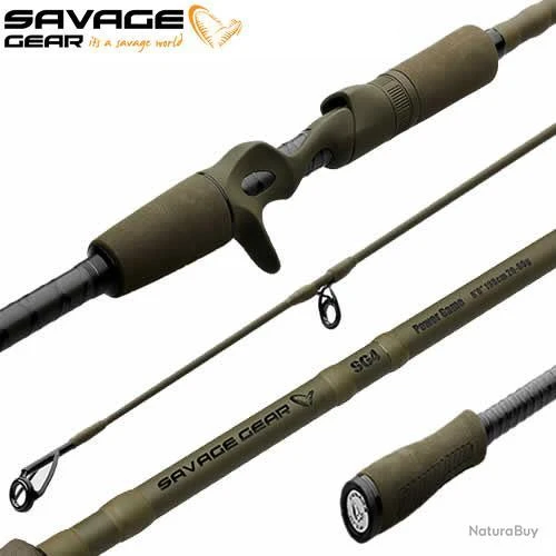 Canne Casting Savage Gear SG4 Power Game 2.59m 70-150g 1 Canne Casting Savage Gear SG4 Power Game 2.59m 70-150g