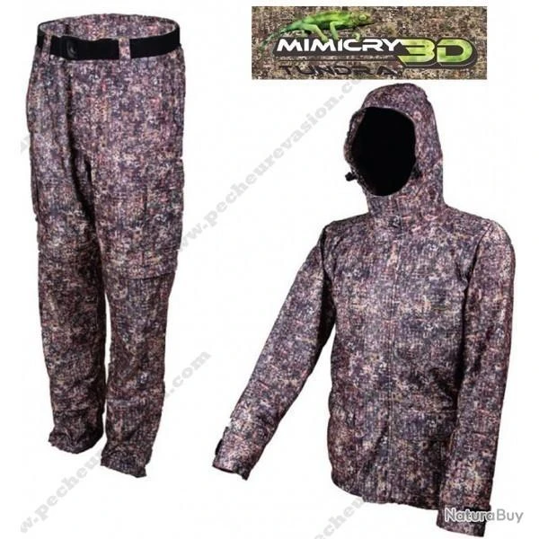 MAD® Ensemble CAMOU Veste + Pantalon Megalite Mimicry 3D Tundra Mad XL 1 MAD® Ensemble CAMOU Veste + Pantalon Megalite Mimicry 3D Tundra Mad XL