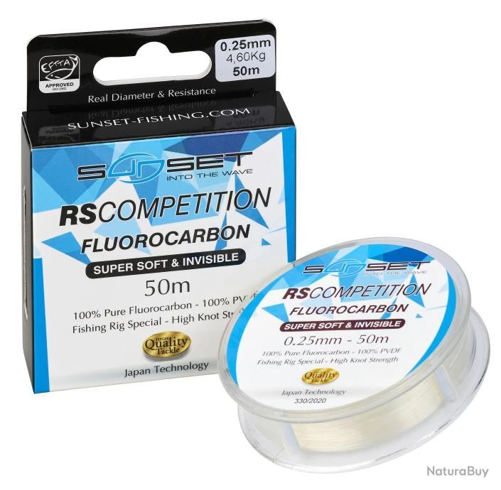 SUNSET Fluorocarbon Super Soft Rs Competition 0,40Mm 25M 22/100-3,4KG 1 SUNSET Fluorocarbon Super Soft Rs Competition 0,40Mm 25M 22/100-3,4KG