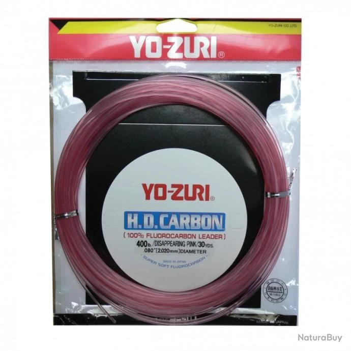 Fluorocarbon Yo-Zuri HD Carbon - Rose - 27 M 60/100-40LBS 1 Fluorocarbon Yo-Zuri HD Carbon - Rose - 27 M 60/100-40LBS