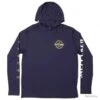 L-Shirt Salty Crew Deepsea Hood Rashguard L Navy