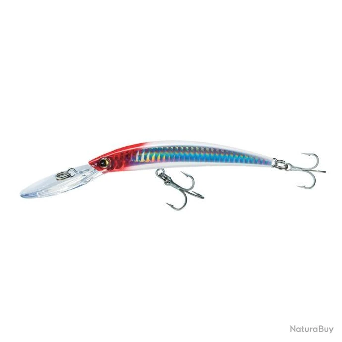 Leurre Flottant Yo-Zuri Crystal Minnow DD 9cm RED HEAD 1 Leurre Flottant Yo-Zuri Crystal Minnow DD 9cm RED HEAD