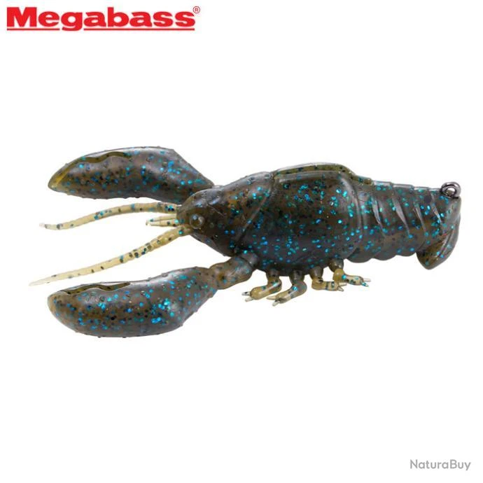 Leurre Megabass Sleeper Craw 3 5/8 Greenpumpkin Blue 1 Leurre Megabass Sleeper Craw 3 5/8 Greenpumpkin Blue