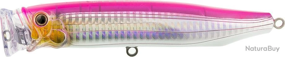 Leurre Tackle House Feed Popper 100 PINK BACK 1 Leurre Tackle House Feed Popper 100 PINK BACK