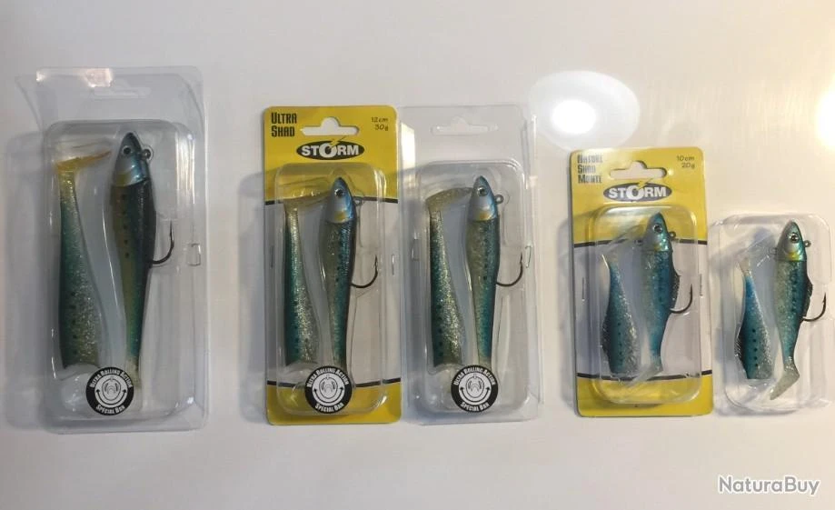Lot De Leurres Souples ULTRA SHAD STORM 1 Lot De Leurres Souples ULTRA SHAD STORM