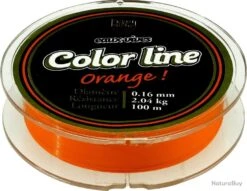 Monofilament Pezon & Michel Eaux Vives Color Line Orange 16,5/100-2KG