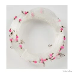 Palangre Rototube 30H Flashmer 100 M - Perles Roses