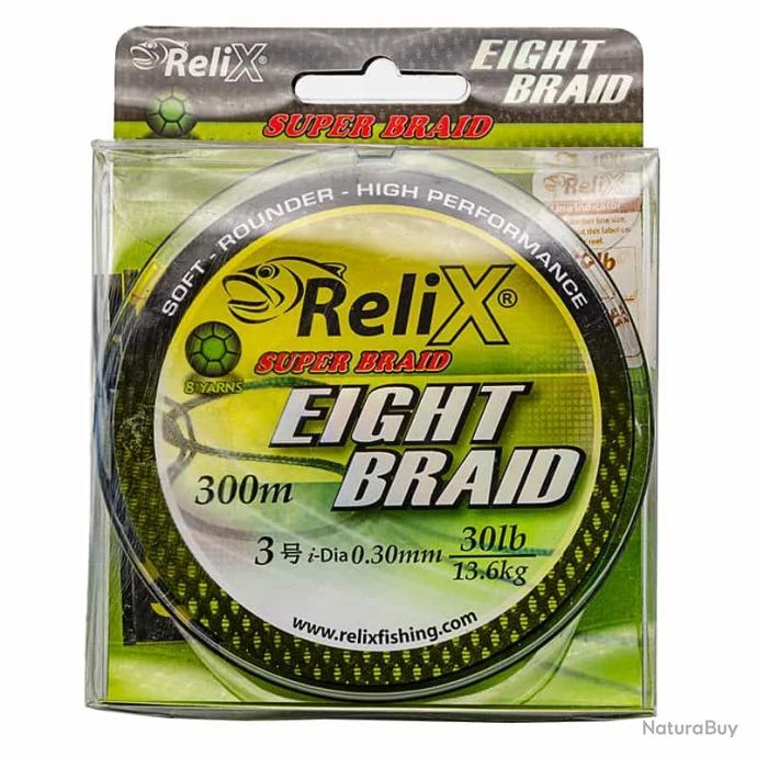 Relix Tresse Eight Braid 30lb 1 Relix Tresse Eight Braid 30lb