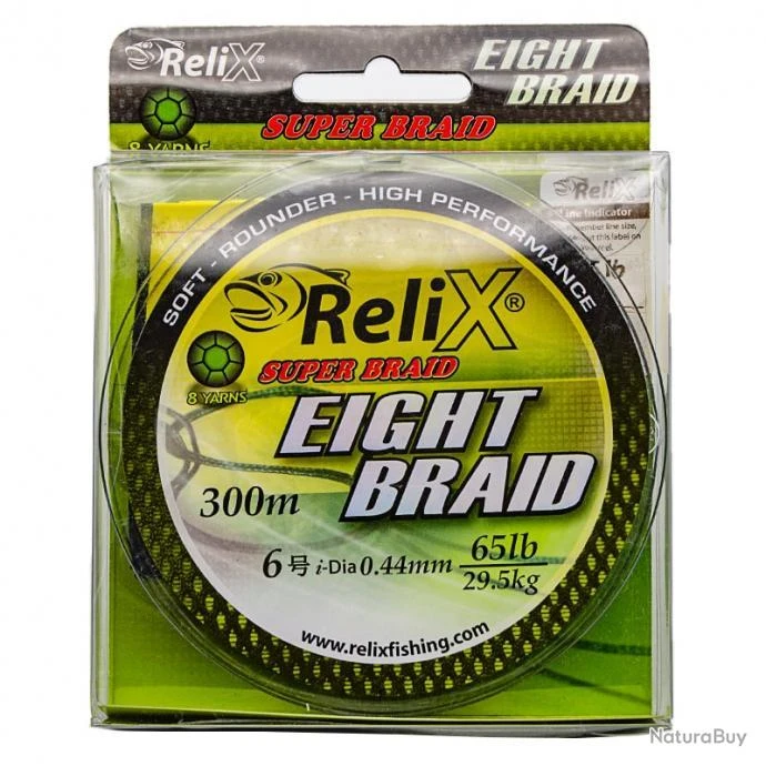 Relix Tresse Eight Braid 65lb 1 Relix Tresse Eight Braid 65lb