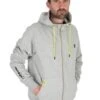 SWEAT MATRIX BLACK EDITION FULL ZIP HOODY GRIS CLAIR/LIME M