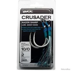 BKK Jigging Assist Hooks Crusader 10/0