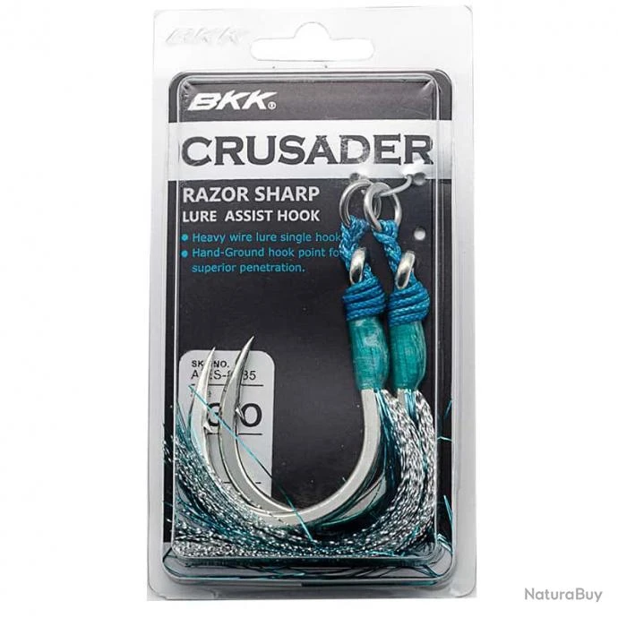 BKK Jigging Assist Hooks Crusader 13/0 1 BKK Jigging Assist Hooks Crusader 13/0