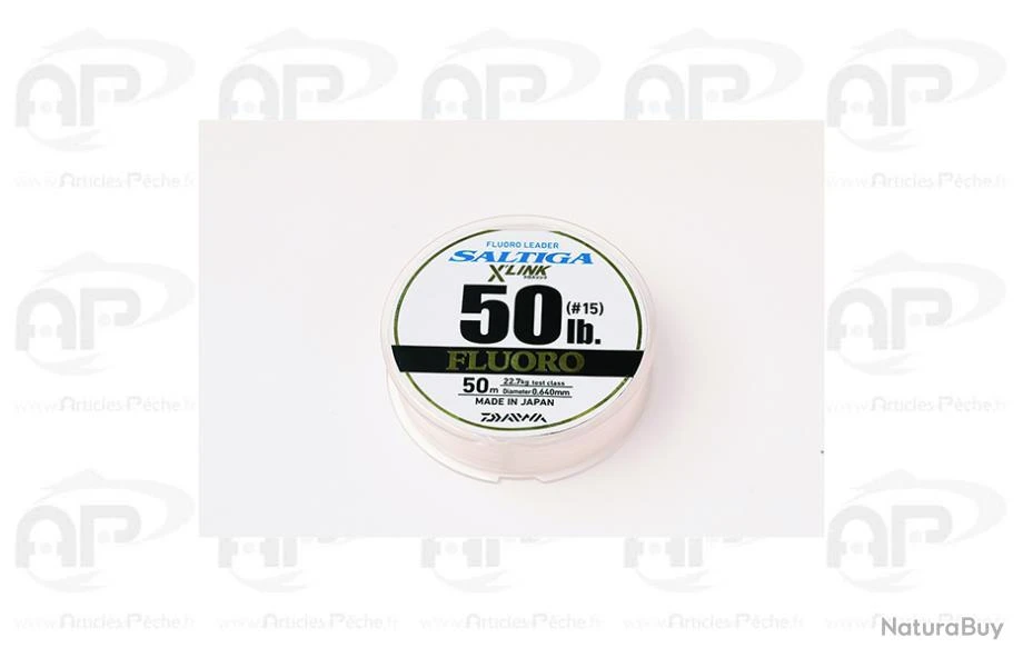 Daiwa Fluorocarbon Saltiga X-Link 0.33mm 30m 7,3kg - 16lbs 1 Daiwa Fluorocarbon Saltiga X-Link 0.33mm 30m 7,3kg - 16lbs