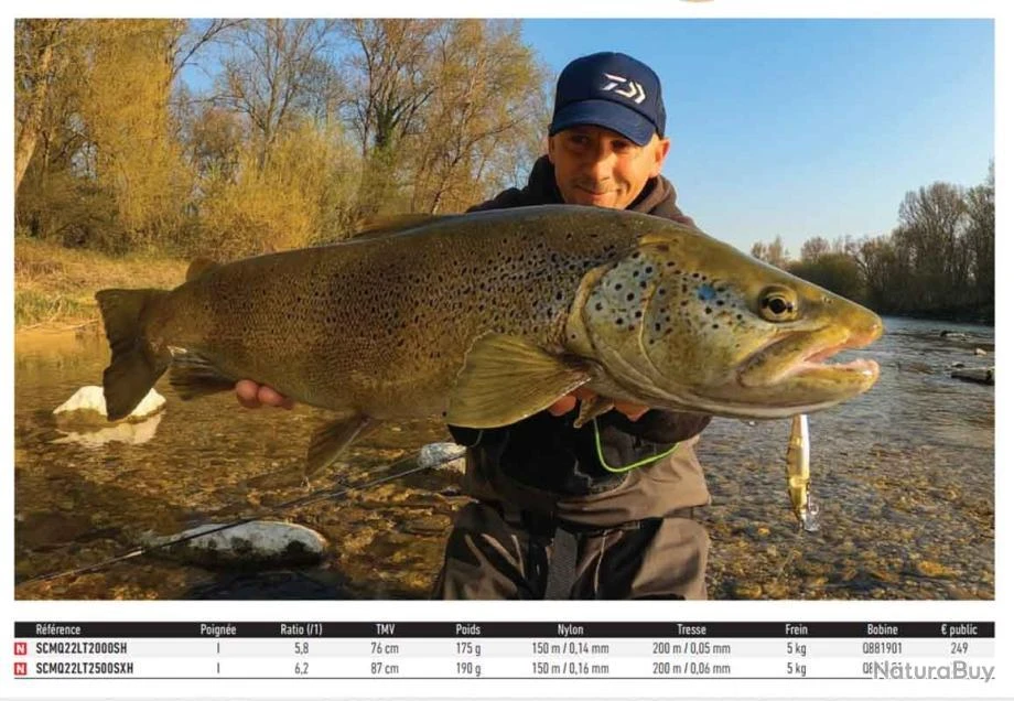 SilverCreek MQ 22LT 2000 SH Moulinet Spinning Daiwa 2 SilverCreek MQ 22LT 2000 SH Moulinet Spinning Daiwa – Image 2