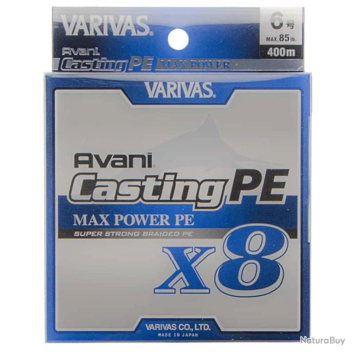 Varivas Avani Casting PE Max Power 85lb 400m 1 Varivas Avani Casting PE Max Power 85lb 400m