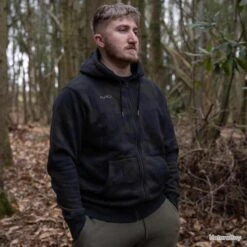 Avid Carp Distortion Camo Zip Hoodie -Pêche Produits Magasin 00003 Distortion Camo Zip Hoodie M