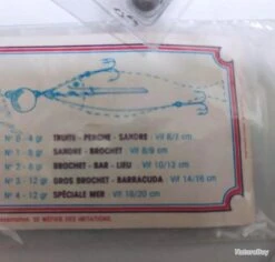 Lot De 16 Montures à Poisson Mort N°1 -Pêche Produits Magasin 00003 Lot de 16 montures a poisson mort n 1