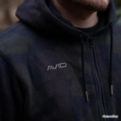 Avid Carp Distortion Camo Zip Hoodie -Pêche Produits Magasin 00004 Distortion Camo Zip Hoodie M