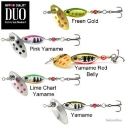 Leurre Ryuki Spinner Duo 3.5gr Green Gold -Pêche Produits Magasin 00006 Leurre Ryuki Spinner Duo 3.5gr Green Gold