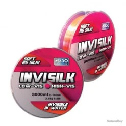 Nylon Asso Rose "invisilk" Diam. 22/100 - 3000 M -Pêche Produits Magasin 00006 NYLON ASSO ROSE INVISILK diam. 22 100 3000 M