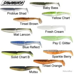 Leurre One Up Shad 5 Sawamura 10,6cm Tinsel Orange -Pêche Produits Magasin 00009 Leurre One up shad 5 Sawamura 10 6cm Tinsel Orange