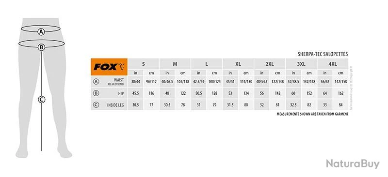 Salopettes Fox Sherpa Tec XXXXL 12 Salopettes Fox Sherpa Tec XXXXL – Image 12