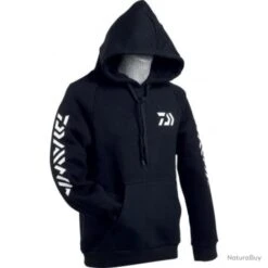 Sweat Daiwa à Capuche Noir
