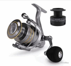 Moulinet De Pêche Carnassiers, Mer, Surfcasting 6000 5.5:1 M3 Avec Bobine De Rechange