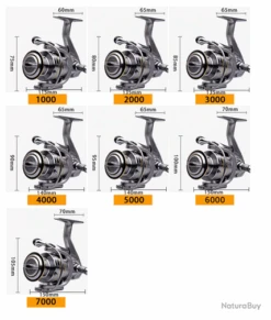 Moulinet De Pêche Carnassiers, Mer, Surfcasting 6000 5.5:1 M3 Avec Bobine De Rechange -Pêche Produits Magasin 00030 Moulinet de peche carnassiers mer surfcasting 6000 5.5 1 M3 avec bobine de rechange