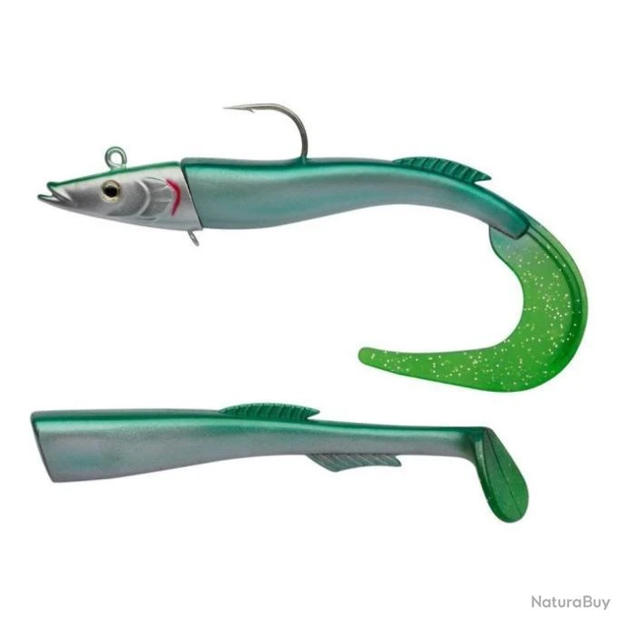 Leurres Souples Berkley PowerBait - Power Sandeel - Ayu Green / 21 Cm 12 Leurres Souples Berkley PowerBait - Power Sandeel - Ayu Green / 21 Cm – Image 12